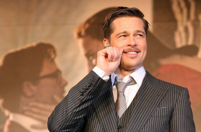 Brad Pitt to Mel Gibson: "Thanks, Sugar T---!"