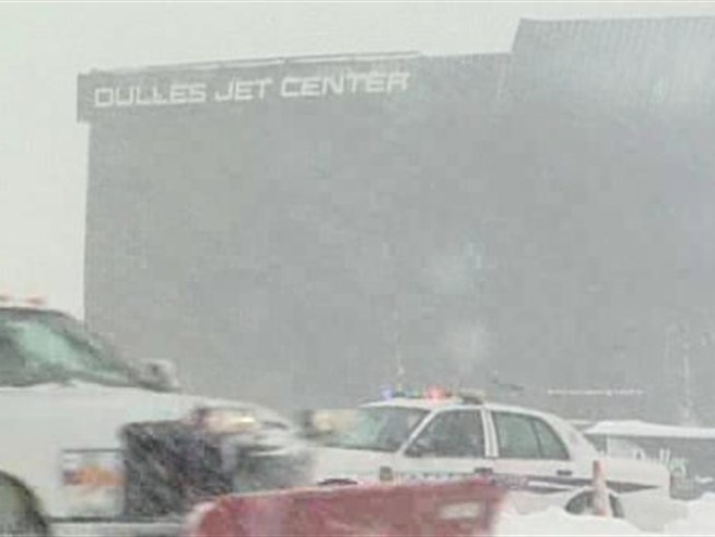 Planes damaged when hangar collapses