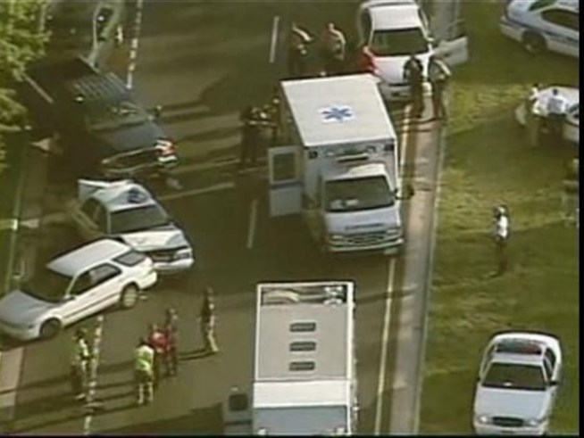 A Park Police officer suffers serious injuries in a crash on the B-W Parkway.