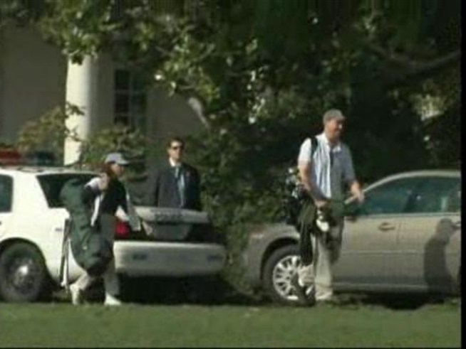 Melody Barnes will go down in history as the first woman to play golf with PRESIDENT Barack Obama.