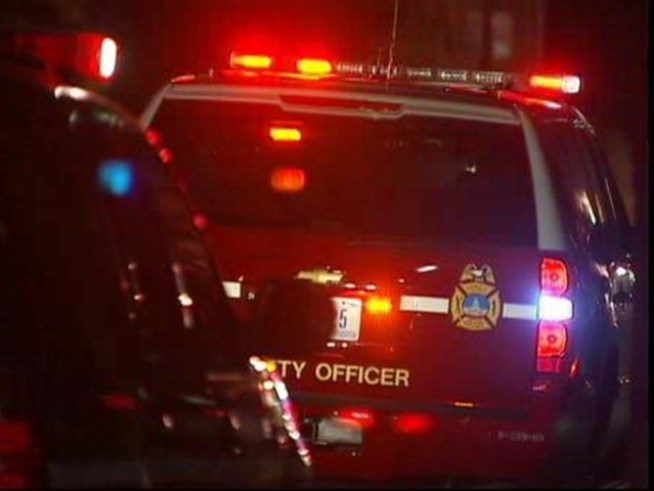 A man crashes his car into scaffolding near the Holocaust Museum after police tried to pull him over for suspicion of DUI.