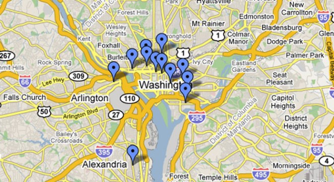 Track Barack's Diet Via Google Map