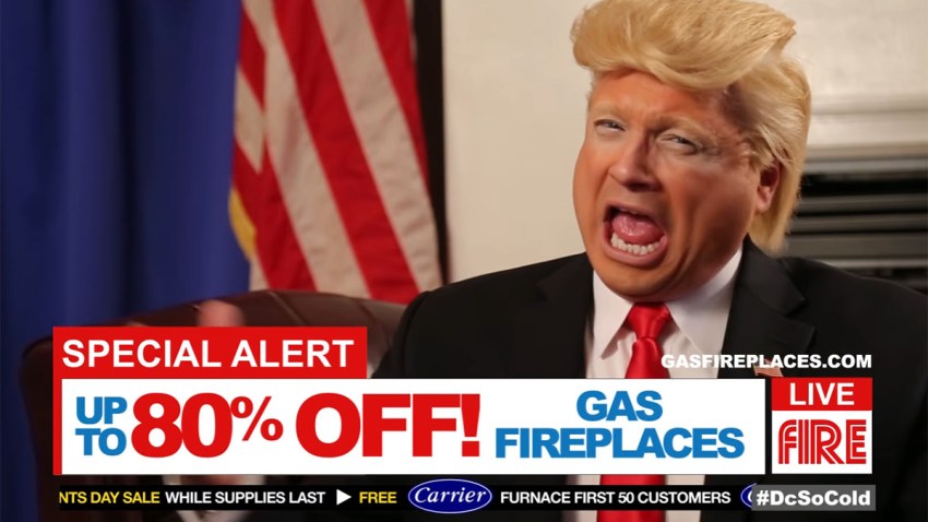 Trump Impersonator Stars in DC-Area Super Bowl Ad With Joe Jacoby ...