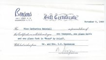 111119 gift certificate