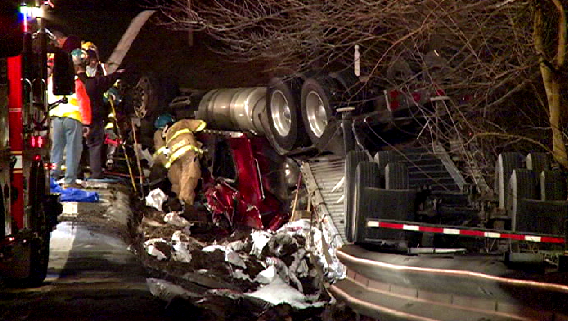 Tractor Trailer Driver Killed In Fiery Crash In Maryland Nbc4 Washington 5453