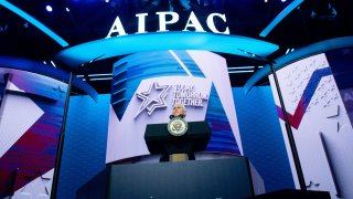 US Vice President Mike Pence speaks during the American Israel Public Affairs Committee (AIPAC) 2020 Policy Conference in Washington, DC, March 2, 2020. (Photo by SAUL LOEB / AFP) (Photo by SAUL LOEB/AFP via Getty Images)