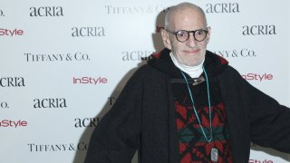 Playwright Larry Kramer attends Acria's 19th Annual Holiday Dinner Benefit at Skylight Modern on Wednesday, Dec. 10, 2014, in New York.