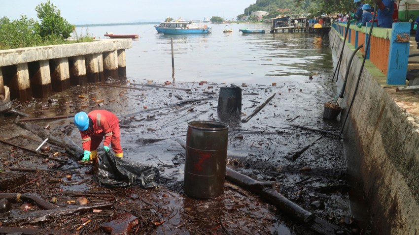 Indonesia Oil Spill