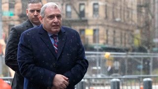 Lev Parnas, an associate of Rudy Giuliani with ties to Ukraine, arrives for a bail hearing in federal court, Dec. 17, 2019, in New York.