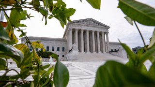 In this June 15, 2020, file photo, the Supreme Court is seen in Washington, DC.