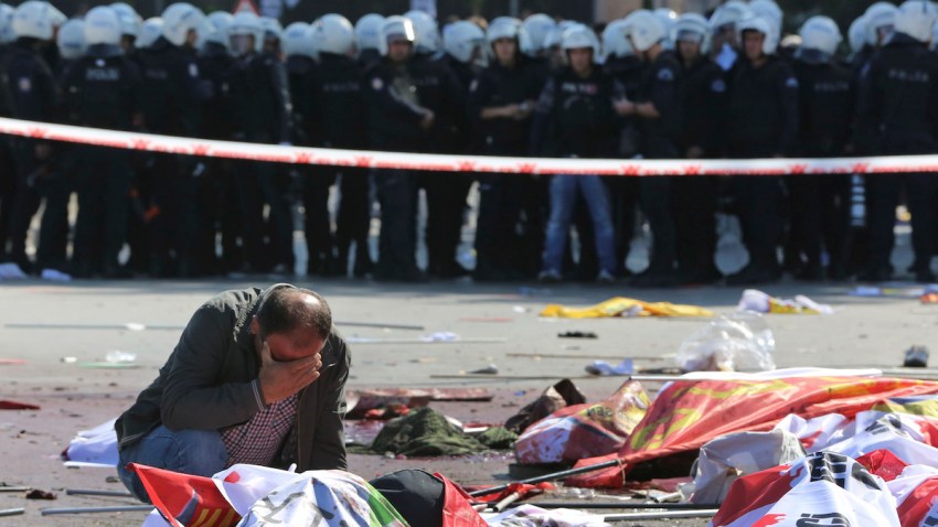 APTOPIX Turkey Blast