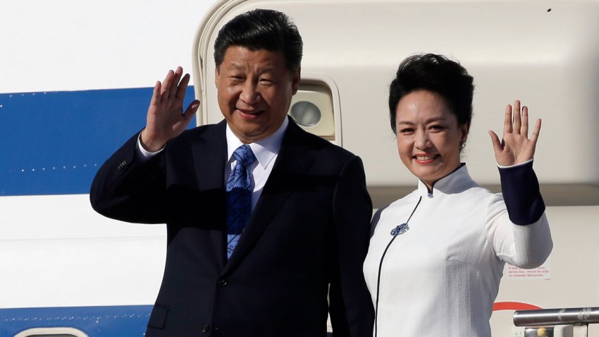 APTOPIX Chinese President US Visit