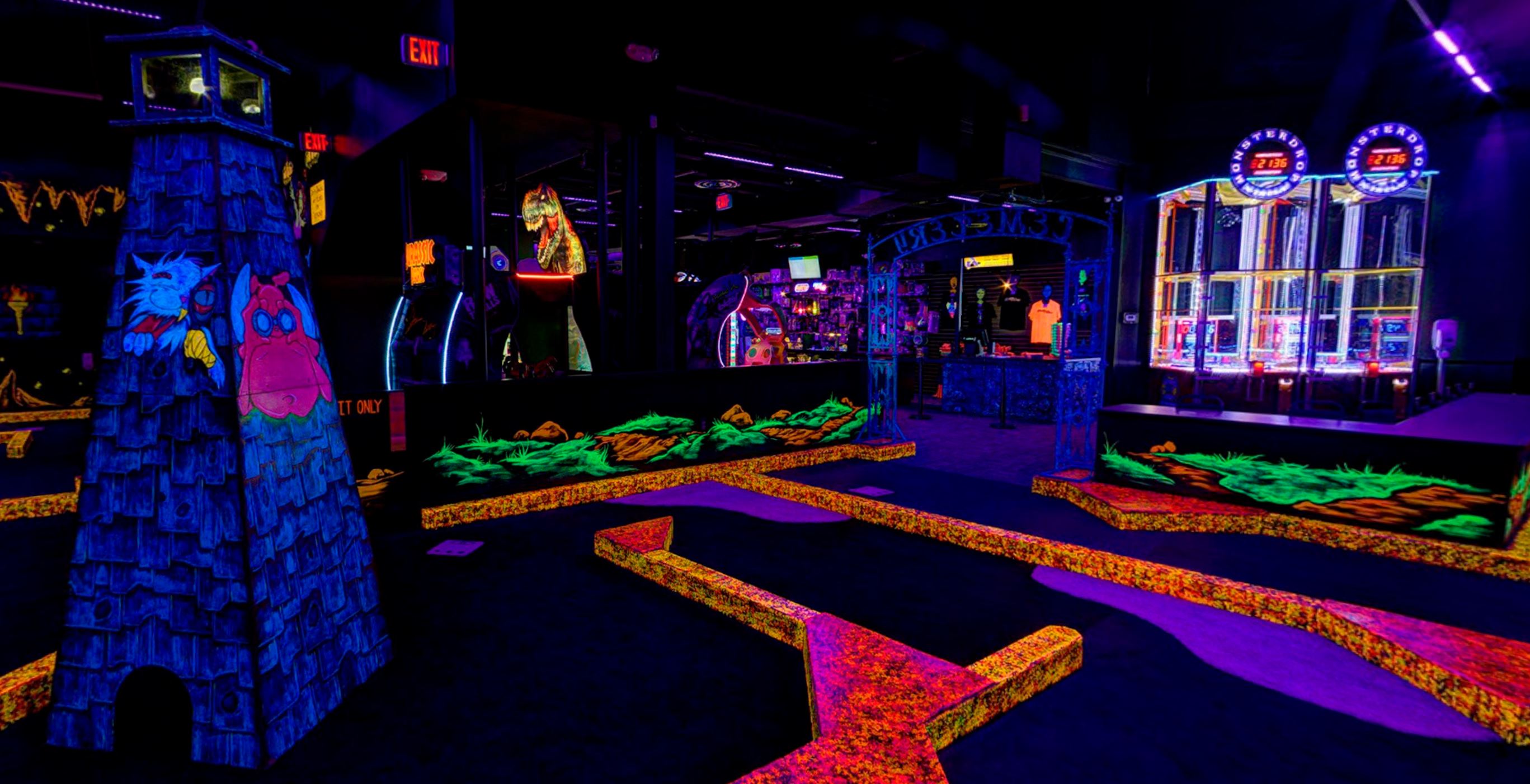 Glow In The Dark Mini Golf Brighton