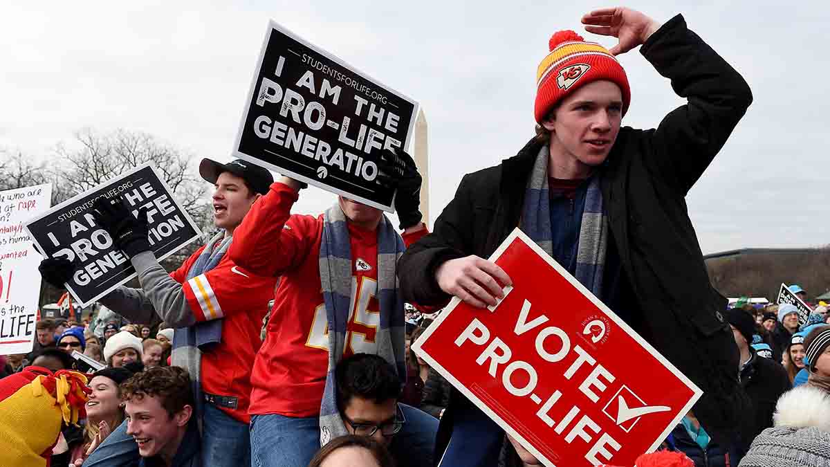 Photos Trump Makes History as First President to Speak at March for