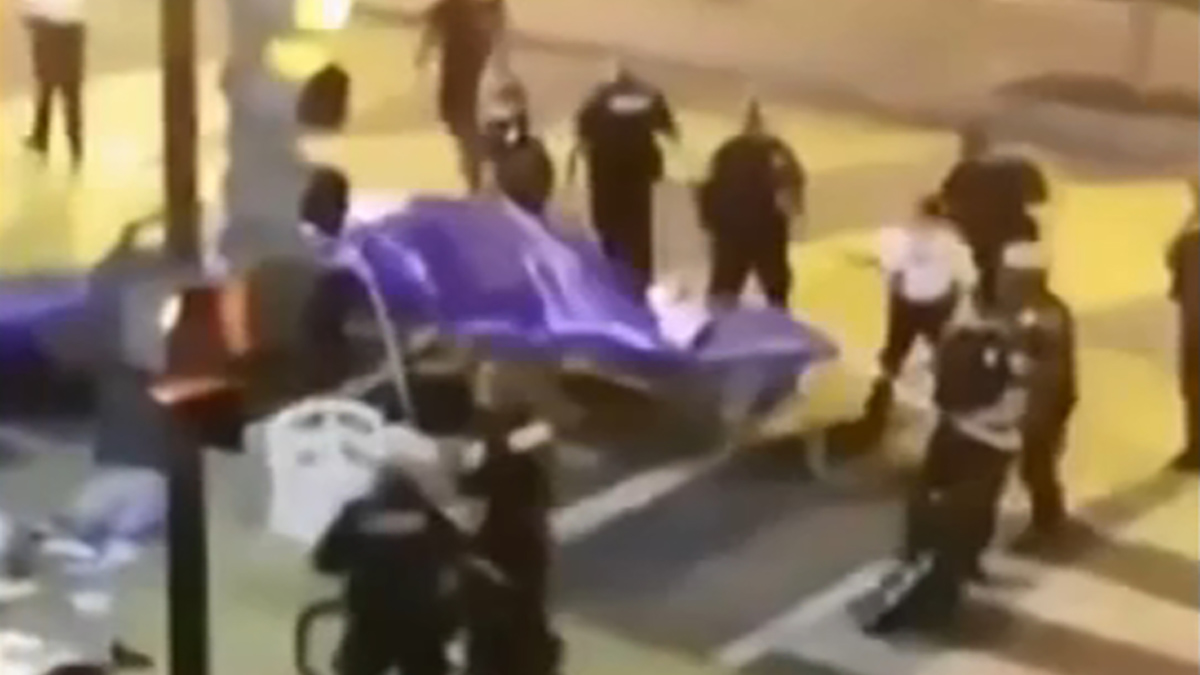 Video Shows DC Police Tearing Down Protesters' Tents