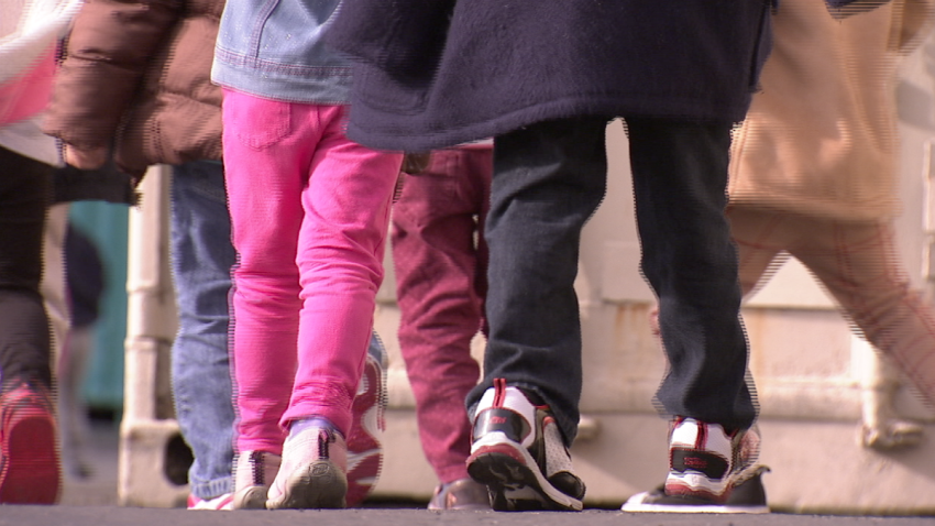Children at a day care facility