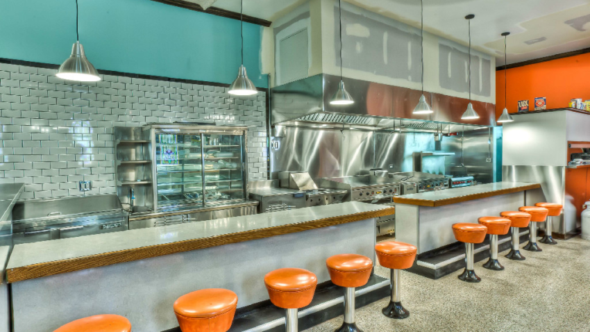 Delish Diner Interior