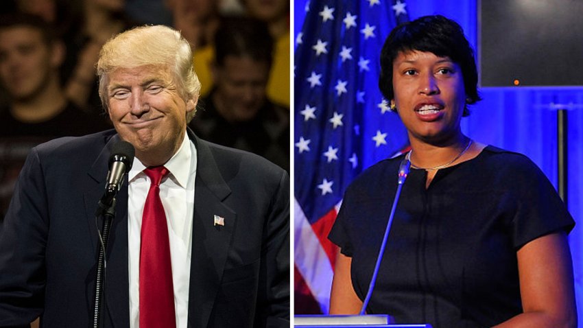 Donald Trump Muriel Bowser