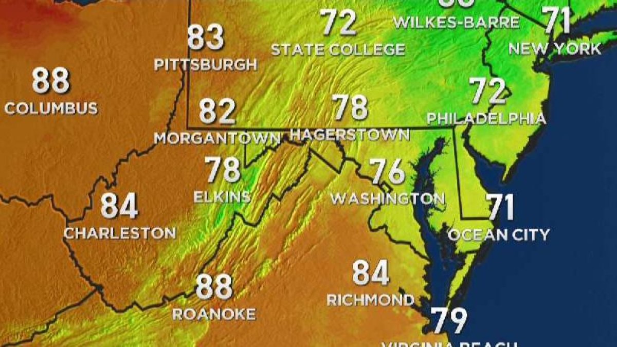 Evening Weather, June 2 NBC4 Washington
