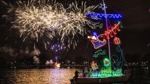Boat Parade at Wharf