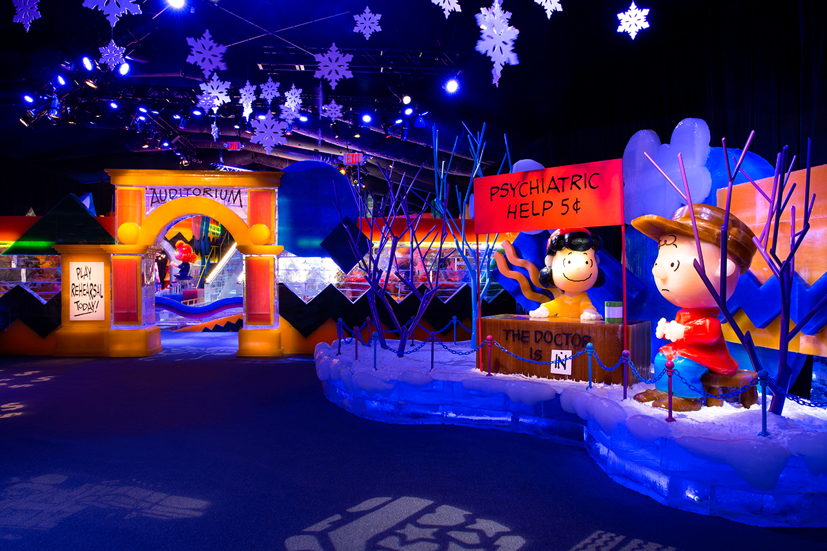 Asian Harbor Open For Christmas 2022 Photos ICE! at National Harbor Features ‘A Charlie Brown Christmas
