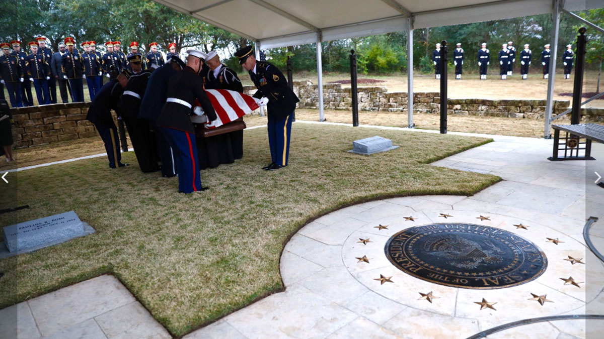 President George H.W. Bush is Home for Texas Burial – NBC4 Washington