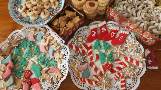 This file photo shows traditional, home-made Christmas cookies.