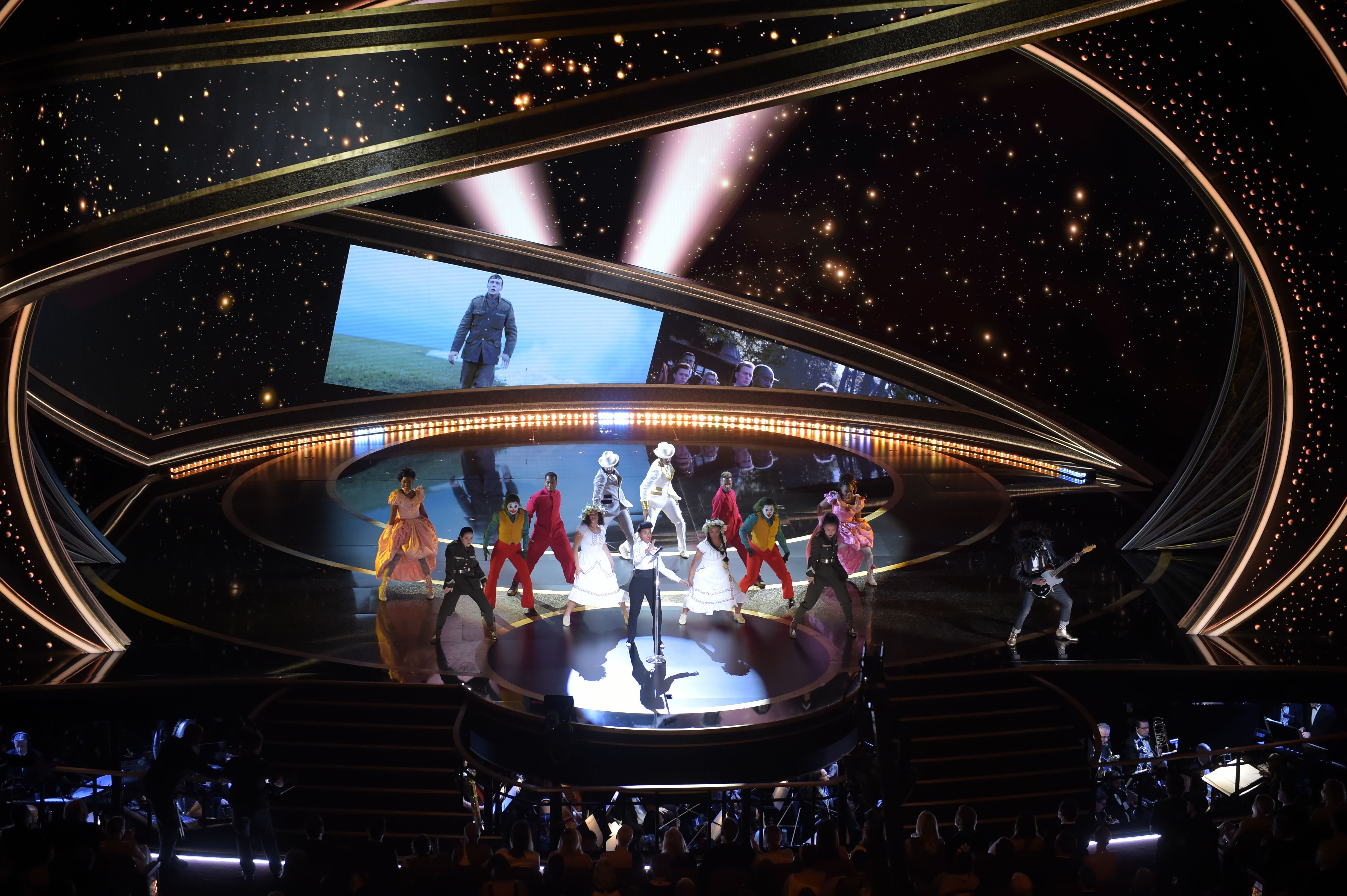 Janelle Monae performs onstage during the 92nd Oscars at the Dolby Theatre in Hollywood, California on Feb. 9, 2020.