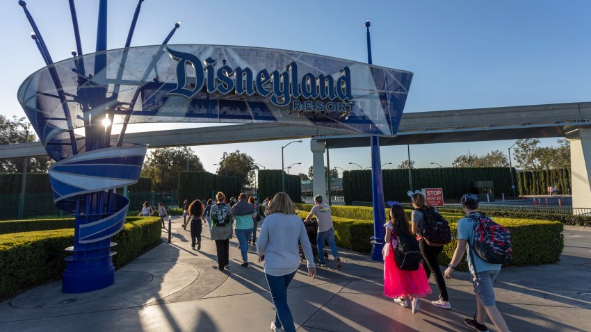 Signage at Disneyland resport