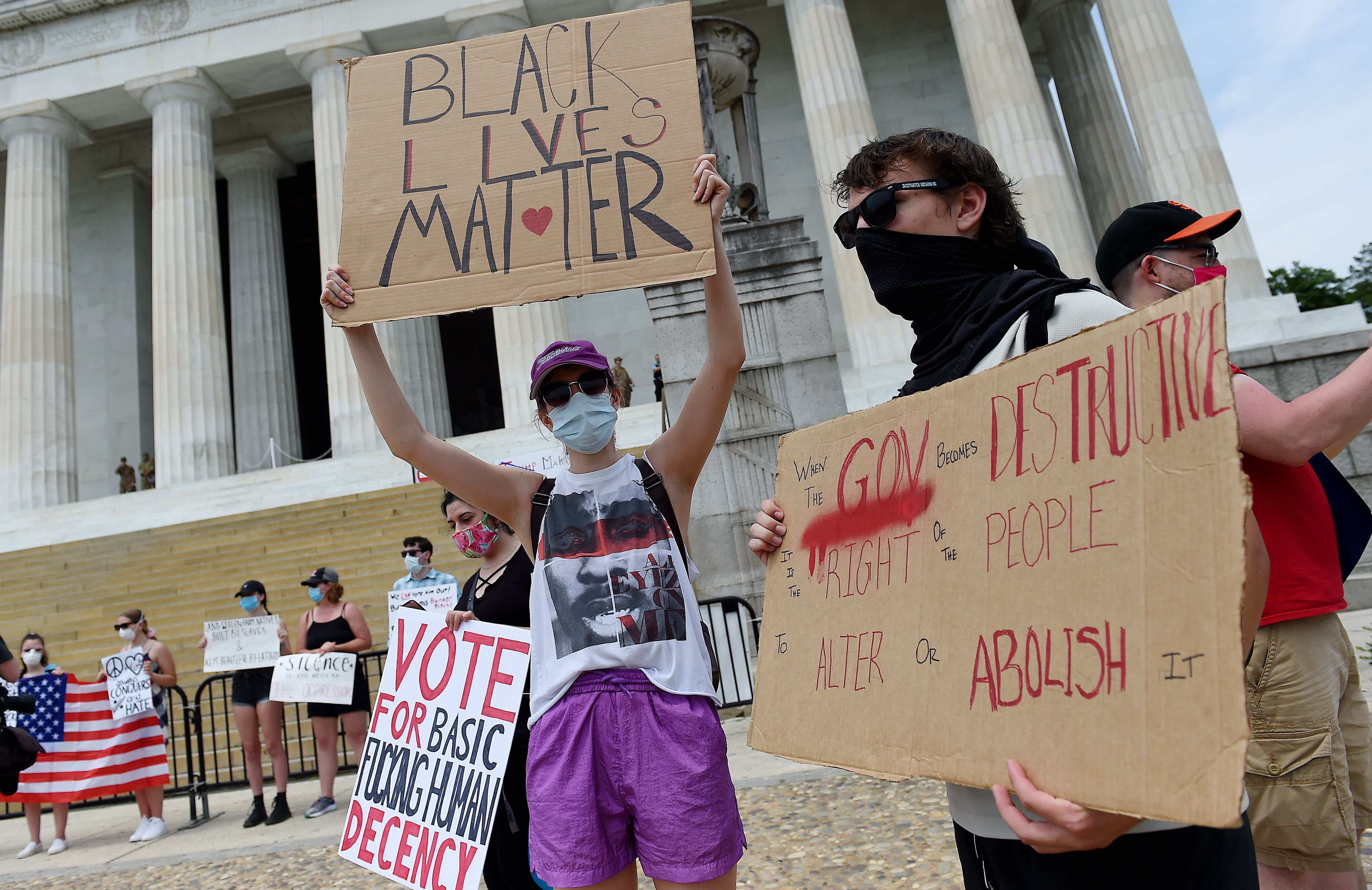 Photos Thousands of Protesters Gathered for Saturday Demonstrations in