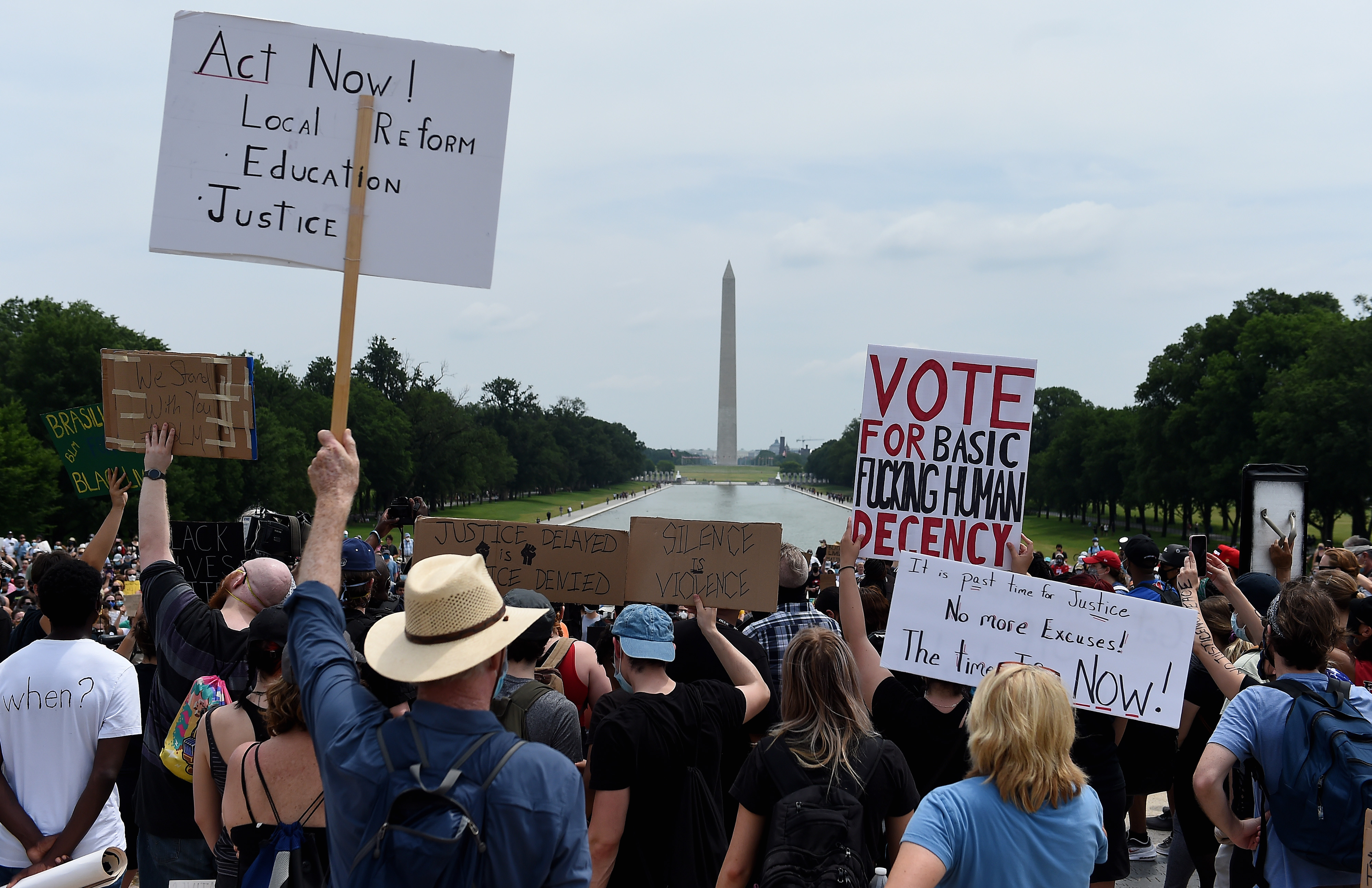 Photos: Thousands of Protesters Gathered for Saturday Demonstrations in ...