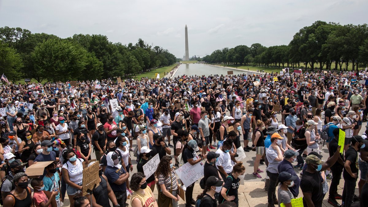 Peaceful Demonstrators Flood DC to Call for Racial Justice – NBC4 ...