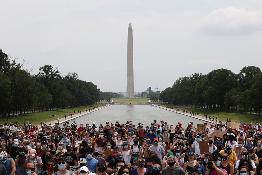 Photos Thousands of Protesters Gathered for Saturday Demonstrations in