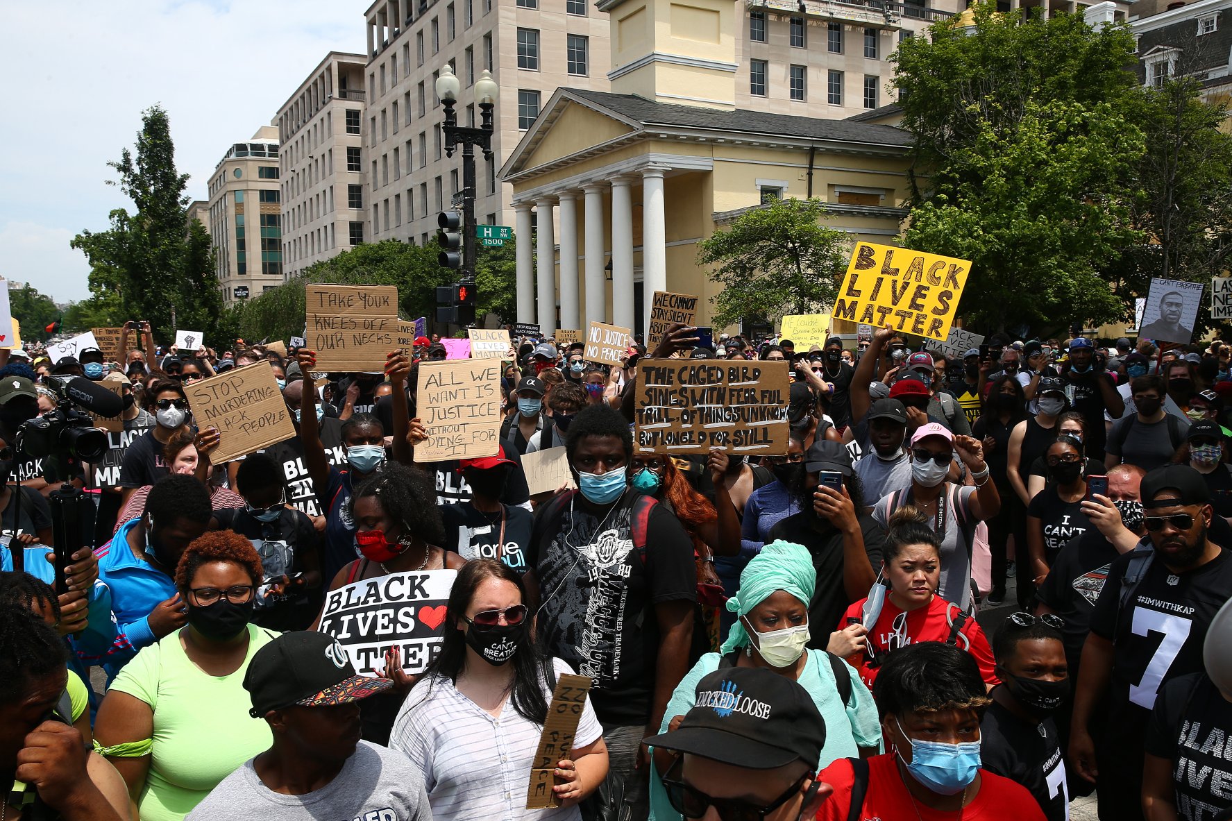 Photos Thousands of Protesters Gathered for Saturday Demonstrations in