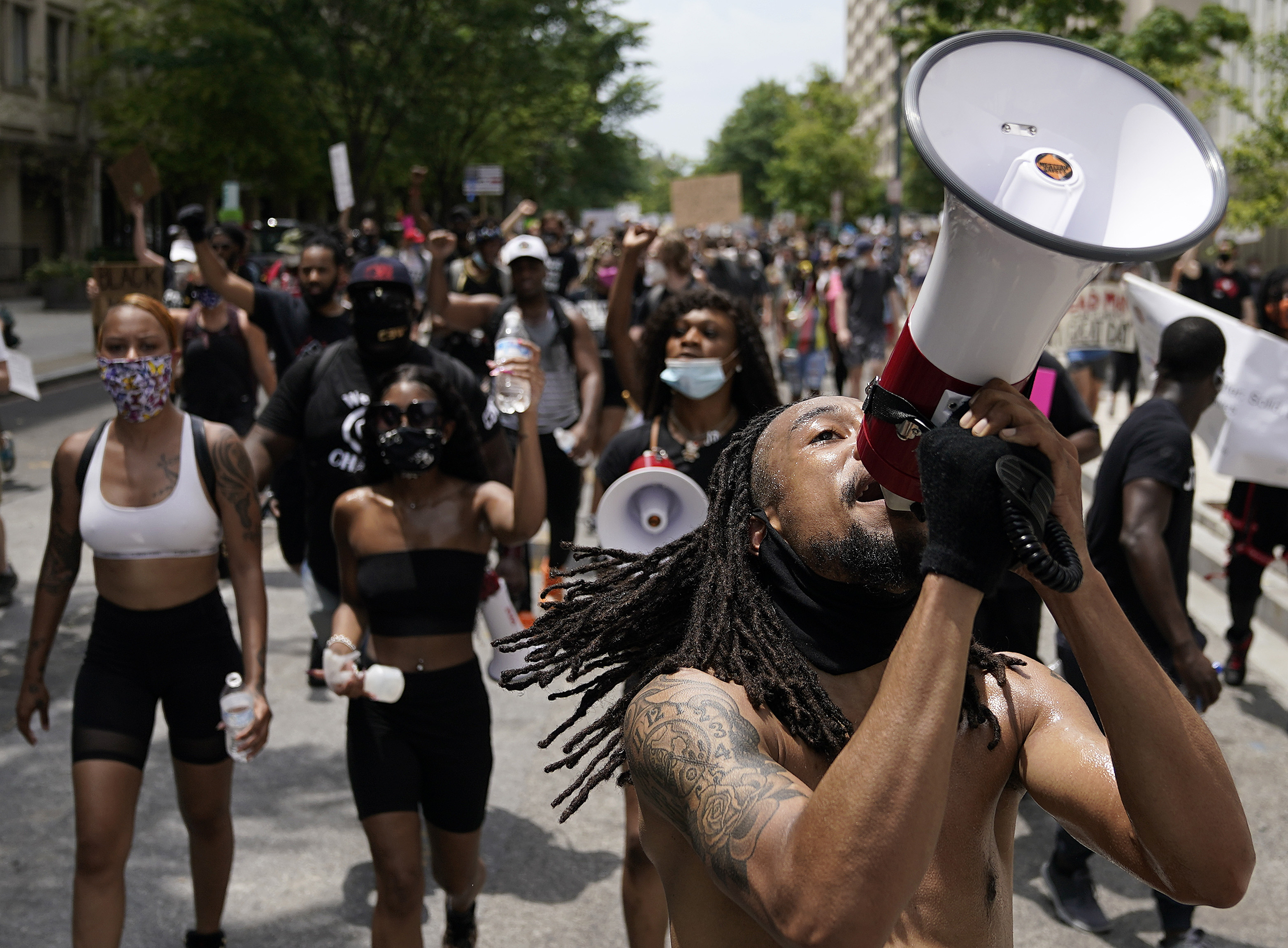 Photos: Thousands of Protesters Gathered for Saturday Demonstrations in