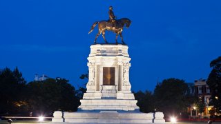 Robert E. Lee Monument In Richmond, Virginia