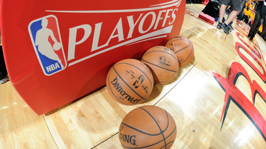 Pile of basketballs