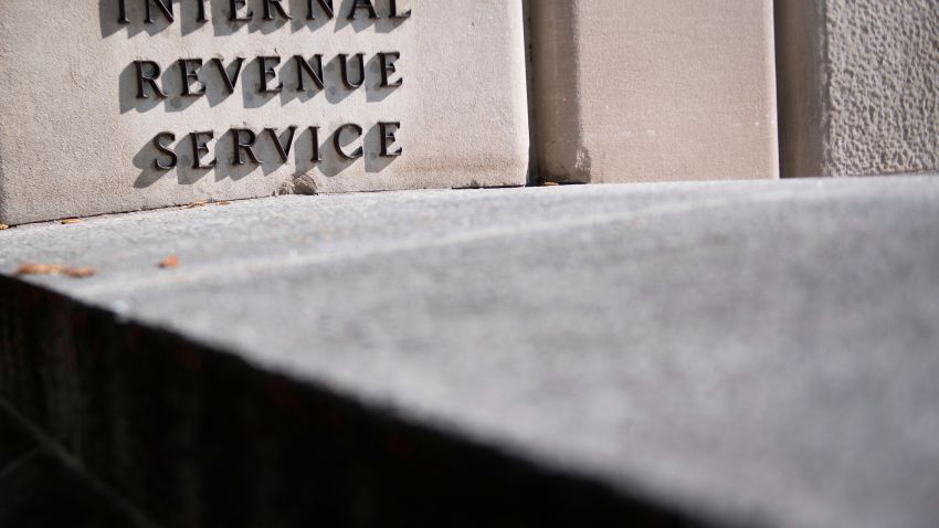 The Internal Revenue Service building is viewed in Washington, DC, on April 18, 2018.