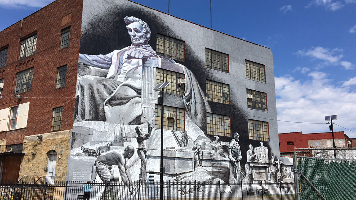 Mural in Northeast DC Honors Workers Who Built Lincoln Memorial NBC4