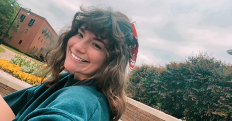 Gabriella Ybarra, 19, gave herself bangs during the coronavirus pandemic. Ybarra, a freshman at Mississippi State University, decided to cut her hair while bored and self-quarantining on campus after seeing TIkTok users post about modifying their hair.