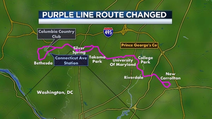 Purple Line Route Changed 092613
