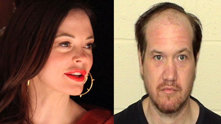 Rose McGowan and Louis S. Santo