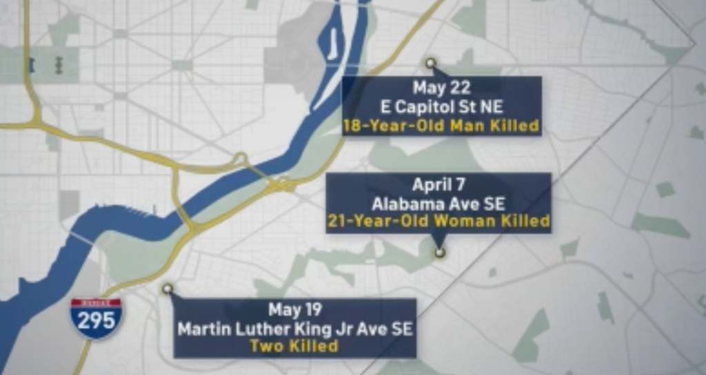 DC crime map