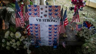 Memorial to Virginia Beach shooting victims