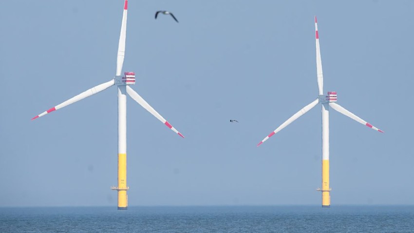 File photo of an offshore wind farm.