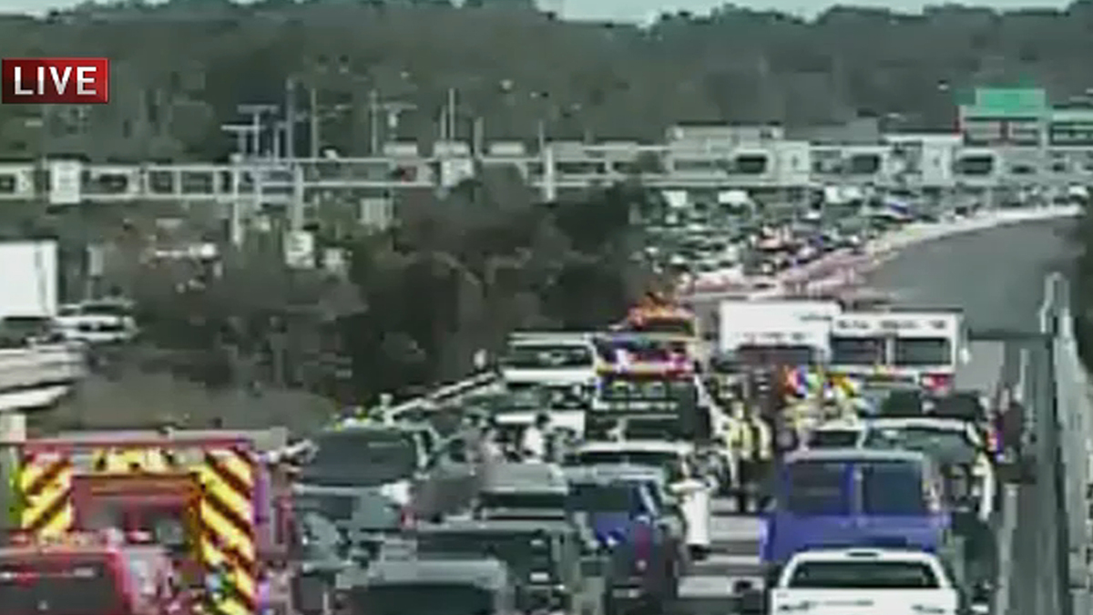 Multiple Injuries Major Delays After Chesapeake Bay Bridge Crash   Bay Bridge Crash 081019 1 