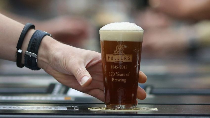 beer festival beer and hand