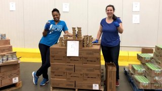 Volunteers at Capital Area Food Bank