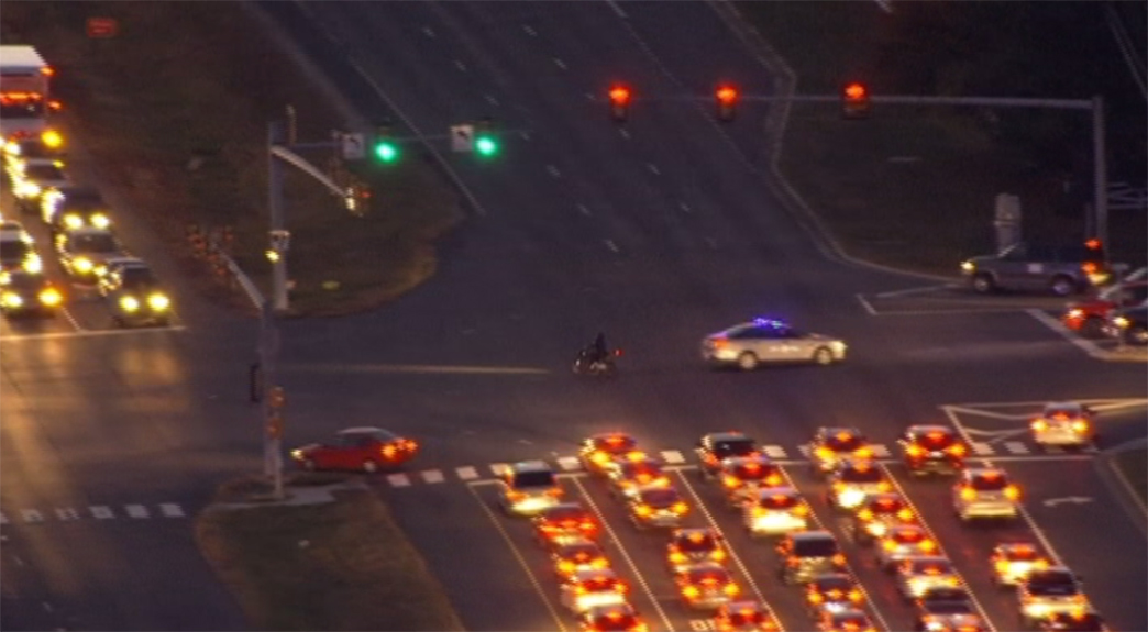 Motorcyclist Arrested Following Rush Hour Police Chase in Virginia