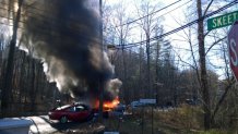 christine mansfield car fire 2